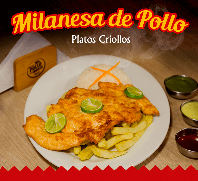 milanesa de pollo